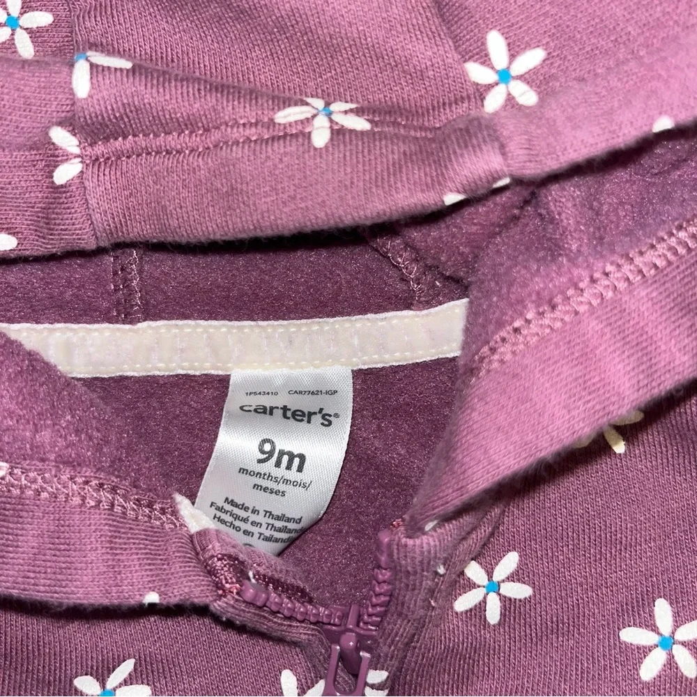 Carter's Purple and White Cozy Matching Set